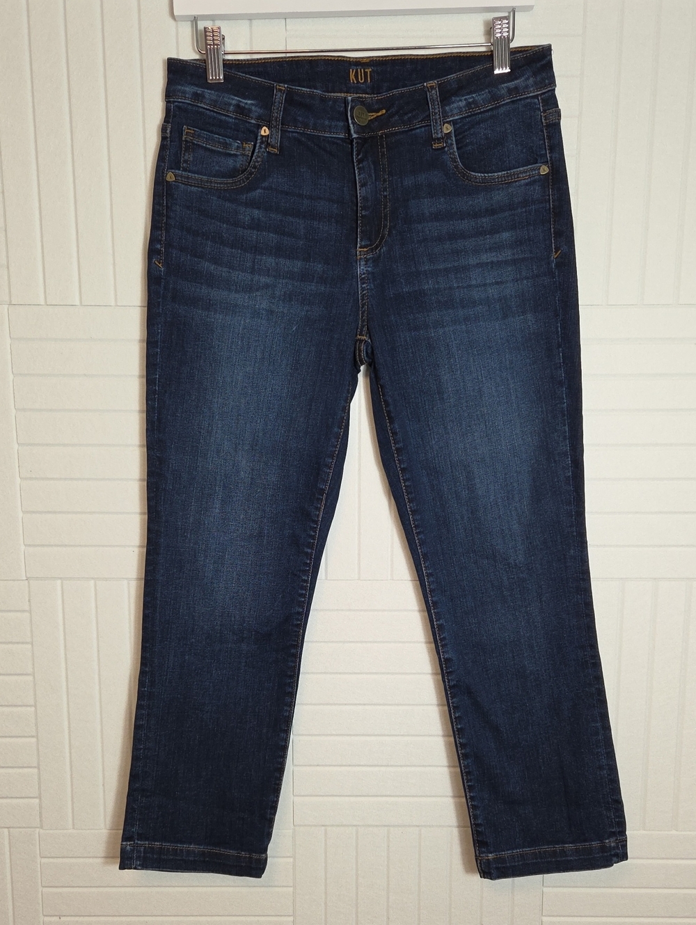 Kut From The Kloth Crop Straight Leg Jeans Size 4